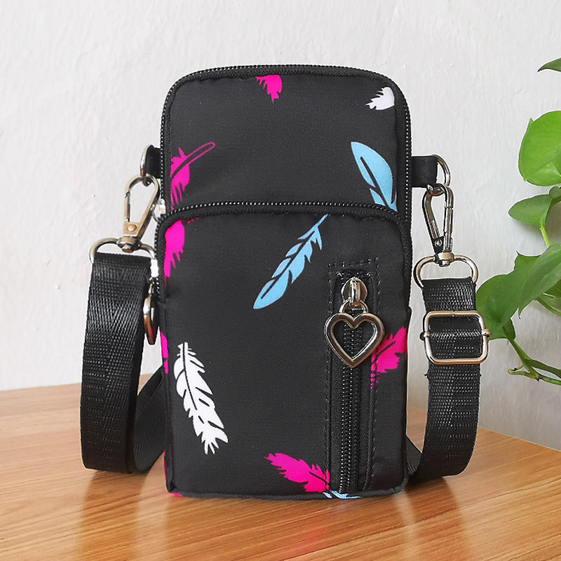 Bolso de teléfono móvil de nylon al por mayor mini bolsa